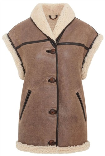 Gilet pelle pecora - gilet, in