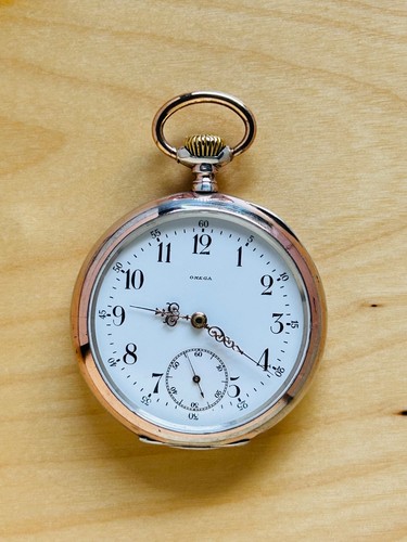 2a919 antico orologio tasca - antico,