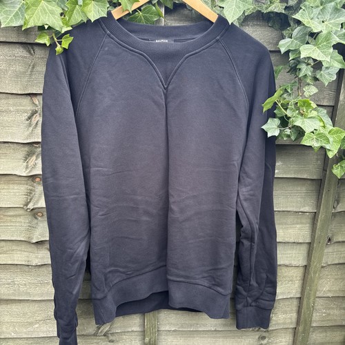 Felpa balmain nera dettaglio - felpa,