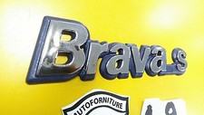 SCRITTA "BRAVA S" LOGO EMBLEMA PLASTICA STEMMA FIAT BRAVA BADGE SIGLA FREGIO 
