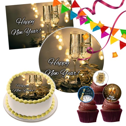 Cake topper capodanno - cake,