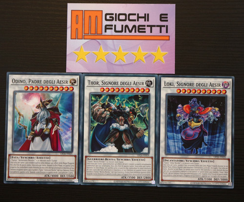 Lotto carte loki thor e - thor,