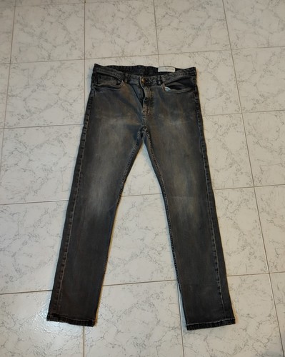 Jeans uomo slim fit grigio - jeans,
