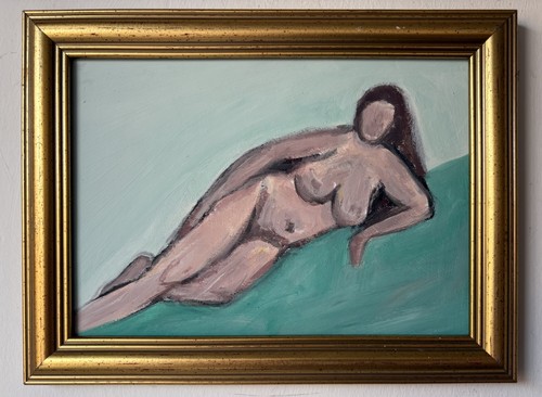 Dipinto olio tavola - olio, su