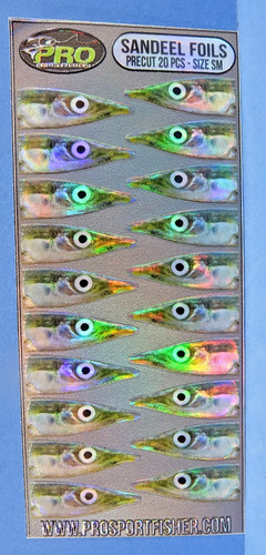 Pro sandeel foils silver - pro,
