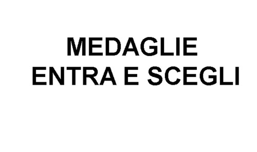 Medaglie militari entra - entra, e