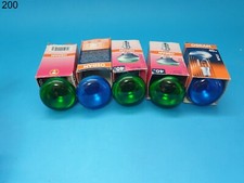 lampadina lampada colorate spot R50 E14 40w 3 pezzi verdi - 2 pezzi blu