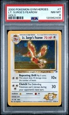 LT. SURGE'S FEAROW - GYM HEROES - PSA 8