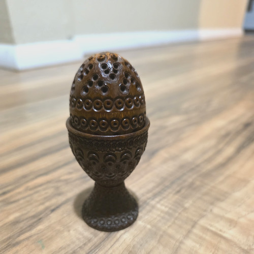 19c antica scatola pomander - antica,