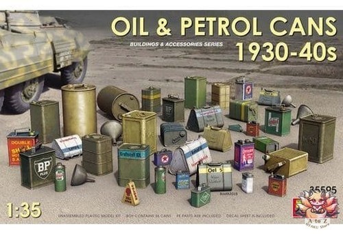 Set lattine olio carburante - lattine,