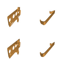 SCX10 - Front Battery Mount for Turnigy 2200 Dual Batteries