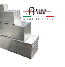 Barra quadra  in alluminio 6082,larghe 10,15,20,25,30,35,40 varie lunghezze