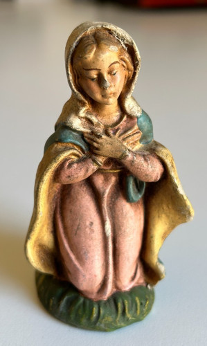 Statuina per presepe - presepe, madonna