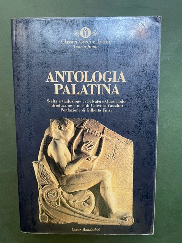 Antologia palatina mondadori - antologia,