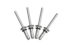 RIVETTI A FARFALLA IN ALLUMINIO CON GUARNIZIONE 5,2X19mm (Scatola da 250pz.)