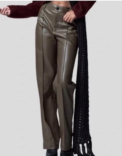 Pantalone intero zara ecopelle - intero,