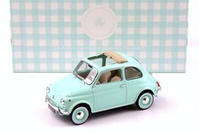 Scatola speciale 1:18 Norev Fiat 500 L 1968 blu pastello