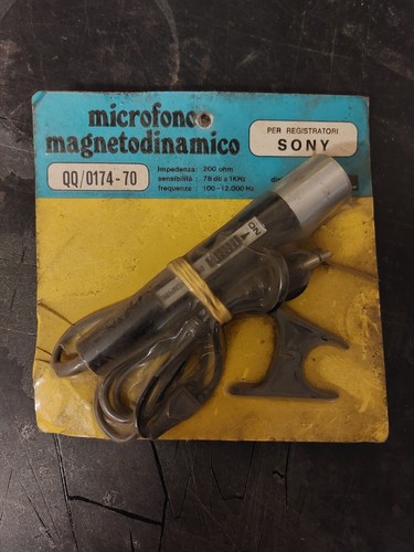 Microfono sony magnetodinamico - sony,