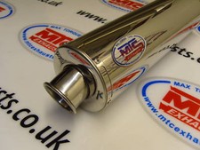 Bidone scarico moto tondo - bidone,
