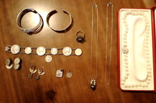 Gioielli argento vintage lotto