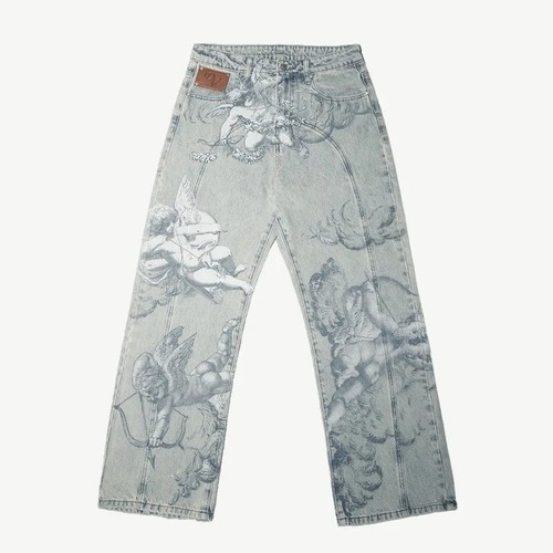 Jeans uomo y2k retrò larghi - uomo,