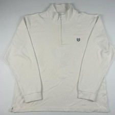 Felpa Chaps bianca con quarto