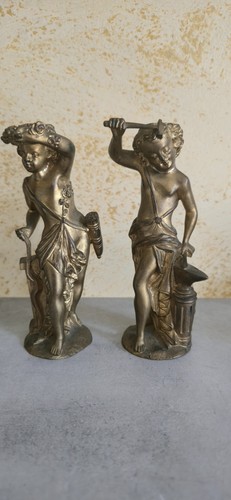 Coppia putti allegorici - putti,