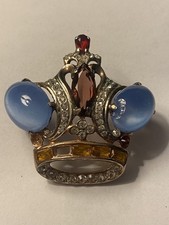 Spilla corona gioiello Trifari