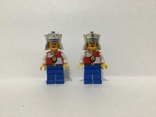 LEGO Castle Royal Knights King Castle 6008, 9376 minifigure Cavaliere Reale cas060 x2