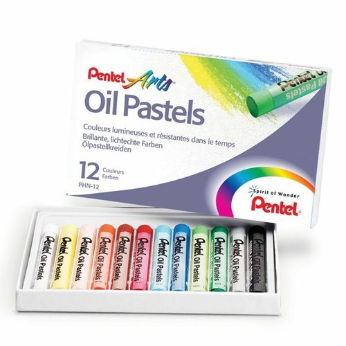 Astuccio pastelli olio - 12,