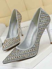 scarpe donna decolte argento