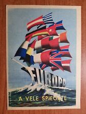 2682 CARTOLINA EUROPA A VELE SPIEGATE - ERP  RICOSTRUZIONE EUROPEA 