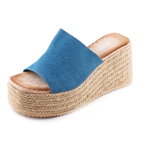 Scarpe donna sandali zeppe