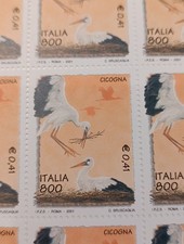 Foglio 50 Francobolli Italia