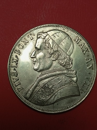 Lire 1870 stato pontifico - 1870,