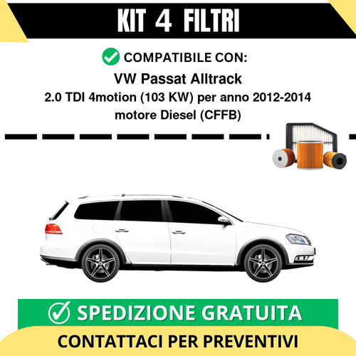Kit filtri tagliando per - filtri, vw