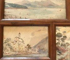 3 Acquerelli su cartoncino