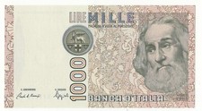 1000 LIRE MARCO POLO SERIE SOSTITUTIVA XF  C  EMISSIONE 1988  FDS  RR