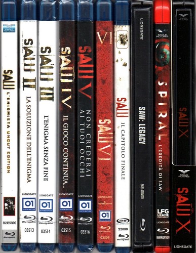 Saw saga completa - saga, blu