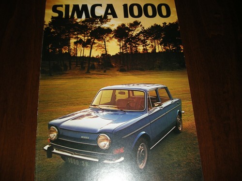 Simca brochore 1000 - ",