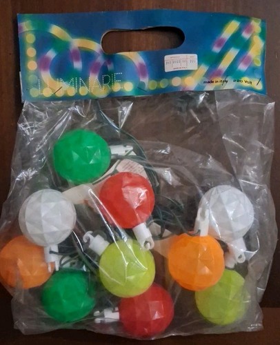 Luci natale palline - luci, 10