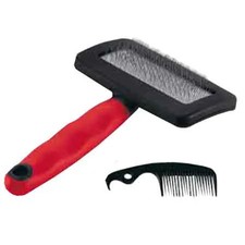 Carding brush for dogs and