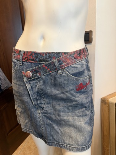 Minigonna jeans desigual - minigonna, in