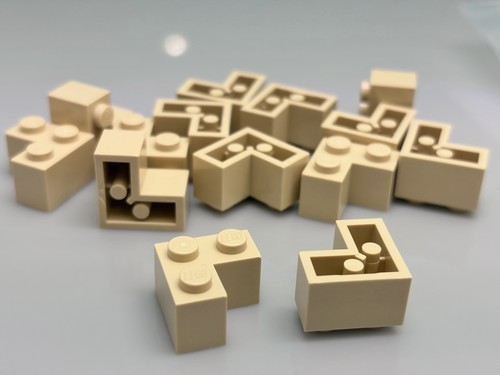 Lego brick 2x2 - 2x2, star