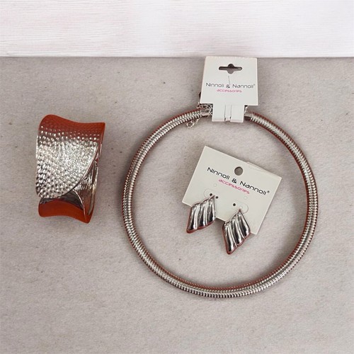 Completo donna acciaio - in,