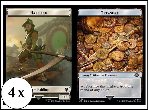 Mtg halfling gettone - halfling, /