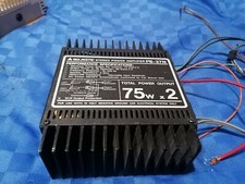 vintage amplificatore 2 canali marca majestic mod pb-37n potenza 75 x 2 din rca