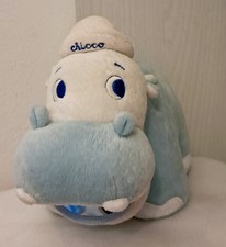 Peluche pupazzo vintage ippopotamo I morbidini by Chicco lungo 22 cm