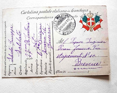 Cartolina posta militare - posta,