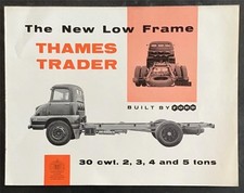 FORD THAMES TRADER TELAIO BASSO 30 cwt 2/3/4/5 TONS brochure vendita aprile 1959 #N1352